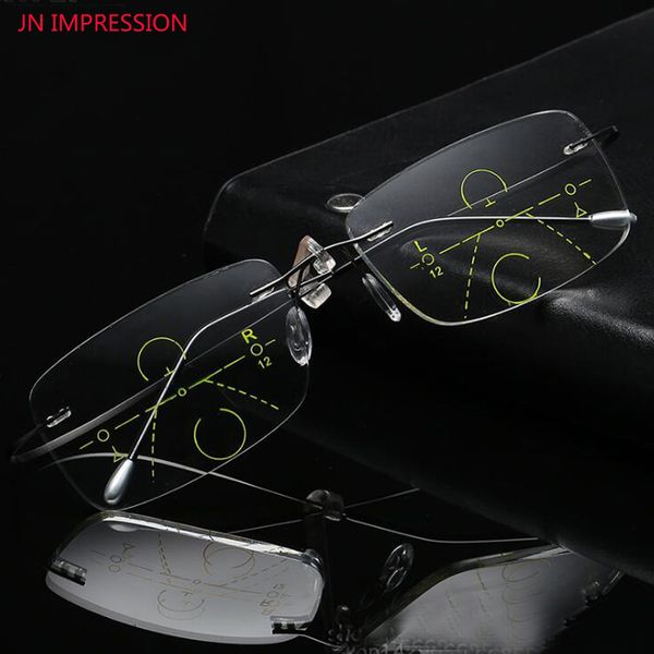 jn impression ultralight rimless eyewear smart zoom titanium progressive multifocal reading glasses men presbyopia hyperopia, White;black
jn impression ultralight rimless eyewear smart zoom titanium progressive multifocal reading glasses men presbyopia hyperopia, White;black