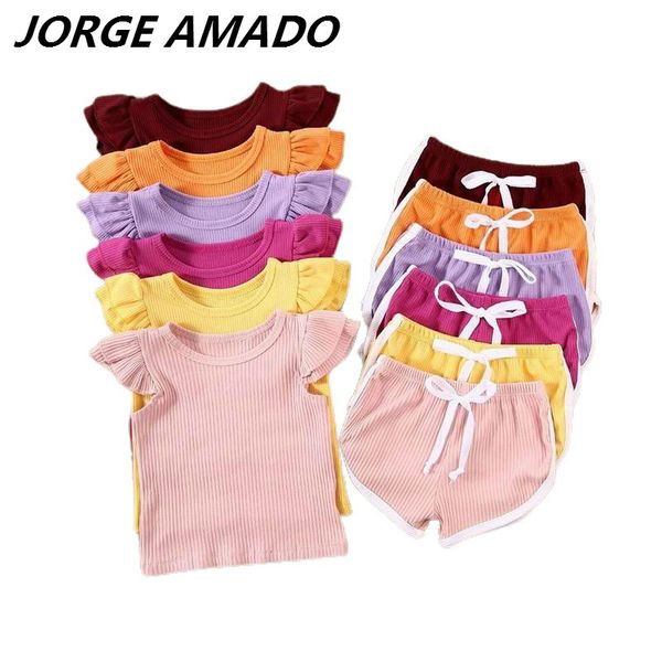 wholesale girls summer suit 2020 new cotton stripe short sleeve and shorts 2pcs suit kids clothing set e21161, White
wholesale girls summer suit 2020 new cotton stripe short sleeve and shorts 2pcs suit kids clothing set e21161, White