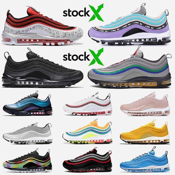 womens mens 97 running shoes 97s og have a nice day jayson tatum neon seoul undefeated white black designer trainers sneakers, White;red
womens mens 97 running shoes 97s og have a nice day jayson tatum neon seoul undefeated white black designer trainers sneakers, White;red