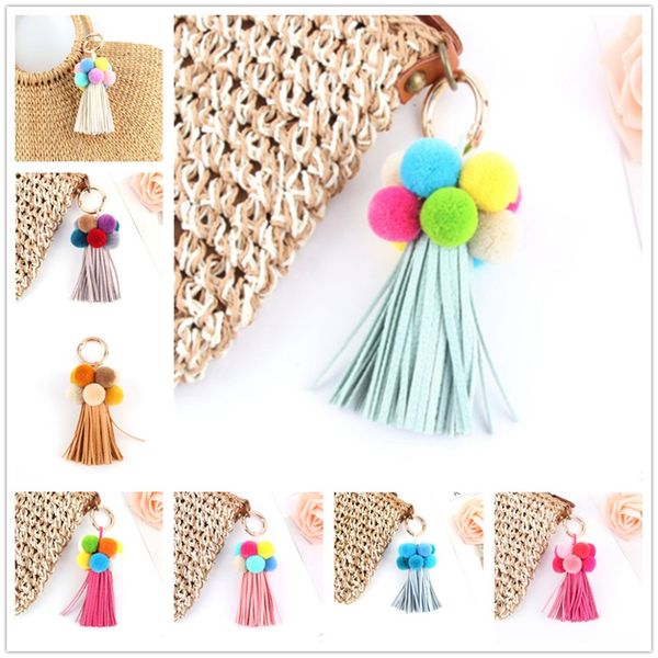pu multi-colored tassel handbag ring key chain bag charm diy handmade qdd9759, Silver
pu multi-colored tassel handbag ring key chain bag charm diy handmade qdd9759, Silver