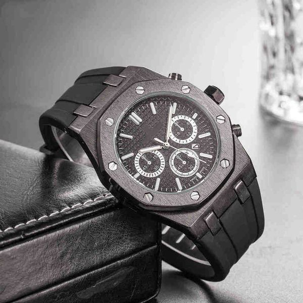 business mens watches with black rubber men designer watch royal oak mens watches multicolor selection stainless quartz wristwatch, Slivery;brown
business mens watches with black rubber men designer watch royal oak mens watches multicolor selection stainless quartz wristwatch, Slivery;brown