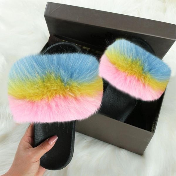 ladies summer fur slides fluffy real fur slippers fuzzy slippers women plush fashion furry sandals, Black
ladies summer fur slides fluffy real fur slippers fuzzy slippers women plush fashion furry sandals, Black