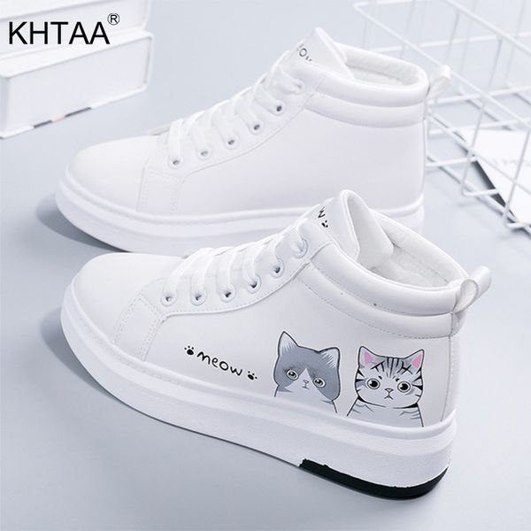 women winter sneakers female cute cat with plush flat woman lace up high warm ladies vulcanized shoes women's white shoes, Black
women winter sneakers female cute cat with plush flat woman lace up high warm ladies vulcanized shoes women's white shoes, Black