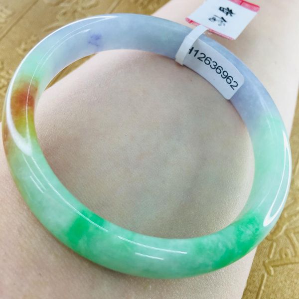 send certificate natural jadeite bracelet carved purple tricolor 54-61mm women's bracelet jewelry gift, Golden;silver
send certificate natural jadeite bracelet carved purple tricolor 54-61mm women's bracelet jewelry gift, Golden;silver