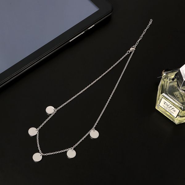 new fashion simple design small round crystal pendant necklaces for engagement anniversary party gift, Silver
new fashion simple design small round crystal pendant necklaces for engagement anniversary party gift, Silver