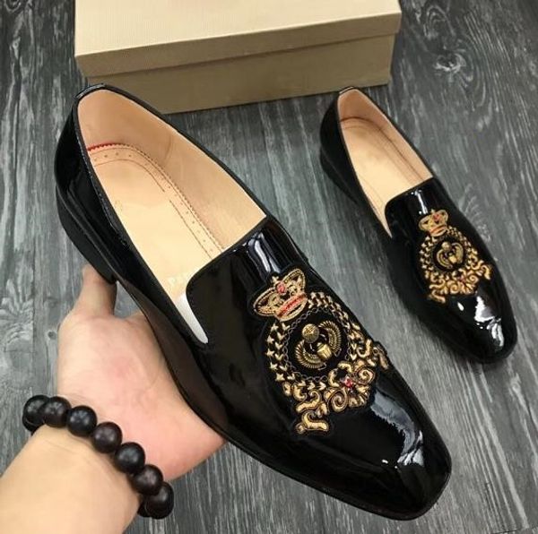 designer fashion red bottom shoes greggo orlato flat genuine leather oxford mens walking flats wedding party loafers spiked dress shoe c2, Black
designer fashion red bottom shoes greggo orlato flat genuine leather oxford mens walking flats wedding party loafers spiked dress shoe c2, Black