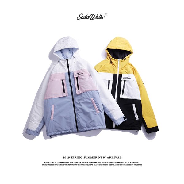 sodawater winter men jacket & coat with pocket patch color men jacket hip hop loose fit hooded coat streetwear outwear, Black
sodawater winter men jacket & coat with pocket patch color men jacket hip hop loose fit hooded coat streetwear outwear, Black