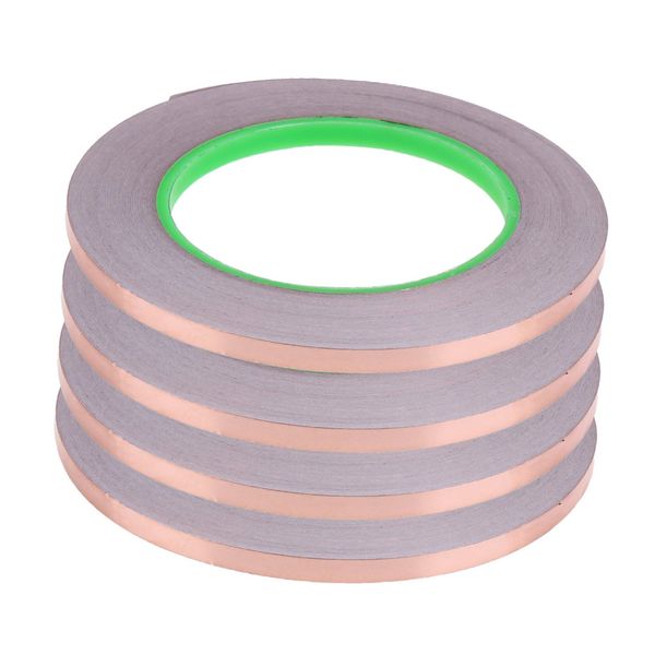 4 pieces double conductive copper foil tapes emi shielding adhesive tapes 0.6 x 20cm
4 pieces double conductive copper foil tapes emi shielding adhesive tapes 0.6 x 20cm