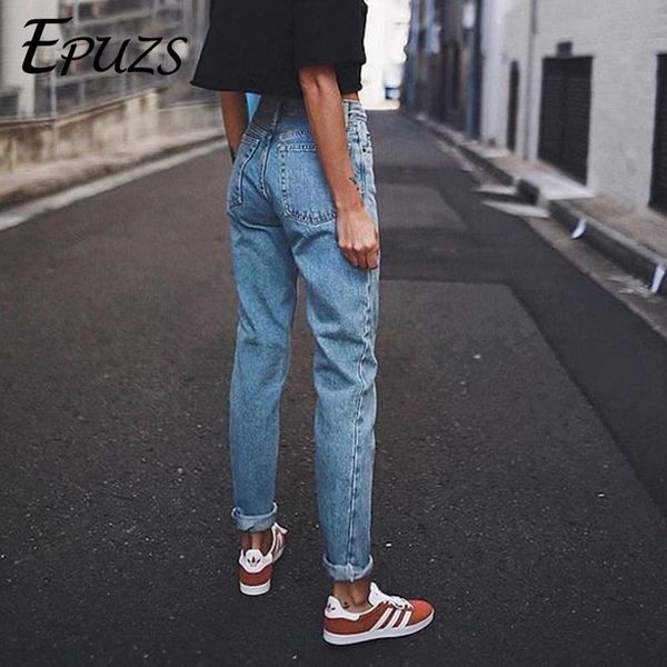 vintage boyfriend jeans women high waisted jeans streetwear mom casual pencil trousers korean boyfriend denim pants 2019, Blue
vintage boyfriend jeans women high waisted jeans streetwear mom casual pencil trousers korean boyfriend denim pants 2019, Blue