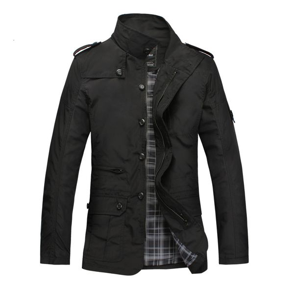 2019 new spring autumn long windbreaker polyester large size solid color men set hiking jacket slim collar korean button coat, Blue;black
2019 new spring autumn long windbreaker polyester large size solid color men set hiking jacket slim collar korean button coat, Blue;black