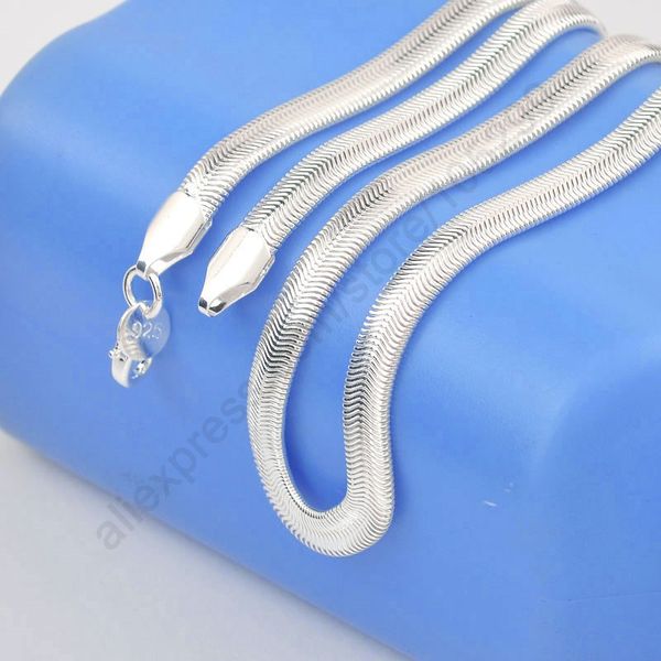 1 piece 16-24inch nice 925 sterling silver smooth snake man necklace chain with lobster clasps set jewelry
1 piece 16-24inch nice 925 sterling silver smooth snake man necklace chain with lobster clasps set jewelry