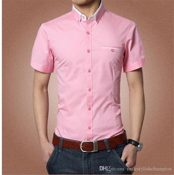 mens designer solid color shirt camicie da uomo short shirt chemise homme short sleeve shirts skinny teenager male clothing, White;black
mens designer solid color shirt camicie da uomo short shirt chemise homme short sleeve shirts skinny teenager male clothing, White;black