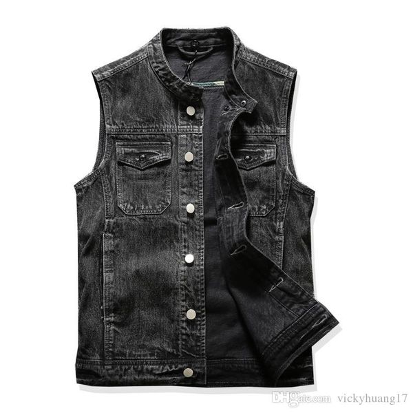 men denim vest sleeveless jean slim wave men's cowboy horse clip cowboy vest black, Black;white
men denim vest sleeveless jean slim wave men's cowboy horse clip cowboy vest black, Black;white