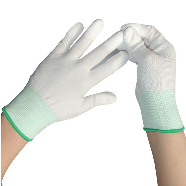10pairs/lot nylon pu finger coated gloves white coated glove anti-static gloves clean knitted
10pairs/lot nylon pu finger coated gloves white coated glove anti-static gloves clean knitted