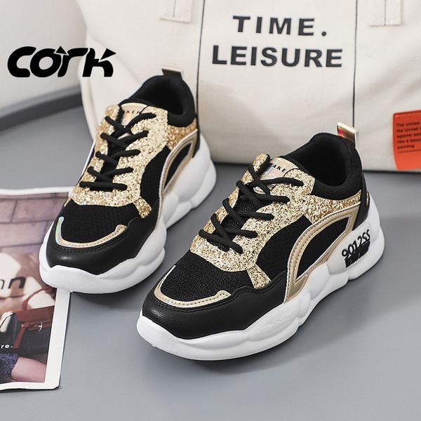 cork new spring women casual shoes mesh comfortable breathable platform women sneakers ladies trainers chaussure size 35-40, Black
cork new spring women casual shoes mesh comfortable breathable platform women sneakers ladies trainers chaussure size 35-40, Black