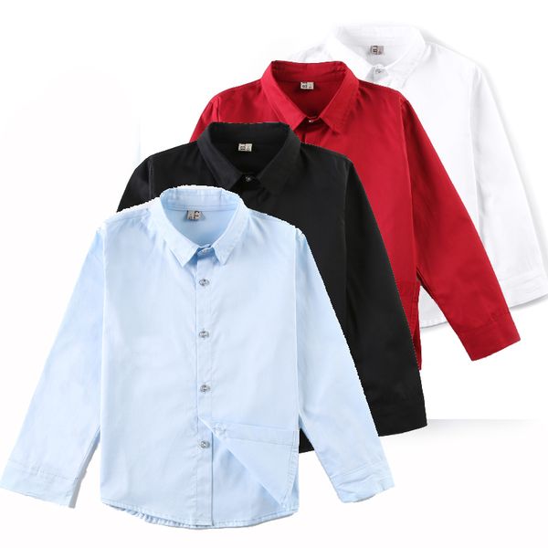 baby boy's formal shirt fashion long sleeve solid kids shirts cotton comfort toddler boys wedding birthday party clothes, White;black
baby boy's formal shirt fashion long sleeve solid kids shirts cotton comfort toddler boys wedding birthday party clothes, White;black