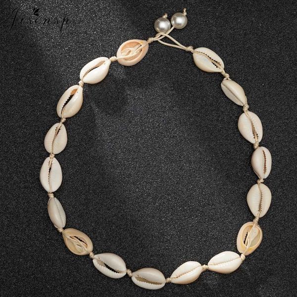 jisensp tropical beach handmade shell rope necklace fashion jewelry for women seashell chokers necklace holiday gift bijoux, Silver
jisensp tropical beach handmade shell rope necklace fashion jewelry for women seashell chokers necklace holiday gift bijoux, Silver