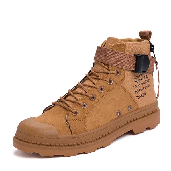 men's shoes autumn winter british korean men's retro high-shoe fashion lace-up military boots motorcycle martin boots, Black
men's shoes autumn winter british korean men's retro high-shoe fashion lace-up military boots motorcycle martin boots, Black