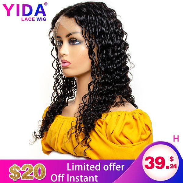 deep wave lace front wigs human hair remy brazilian wigs for black women 150% density pre-plucked lace human wig yida wig, Black;brown
deep wave lace front wigs human hair remy brazilian wigs for black women 150% density pre-plucked lace human wig yida wig, Black;brown