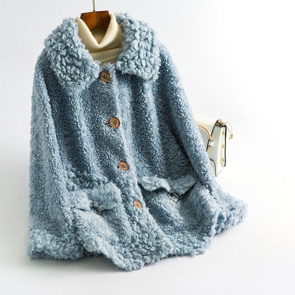 autumn winter coat women clothes 2020 korean real fur coat wool jacket vintage sheep shealrling short abrigo mujer zt4333, Black
autumn winter coat women clothes 2020 korean real fur coat wool jacket vintage sheep shealrling short abrigo mujer zt4333, Black
