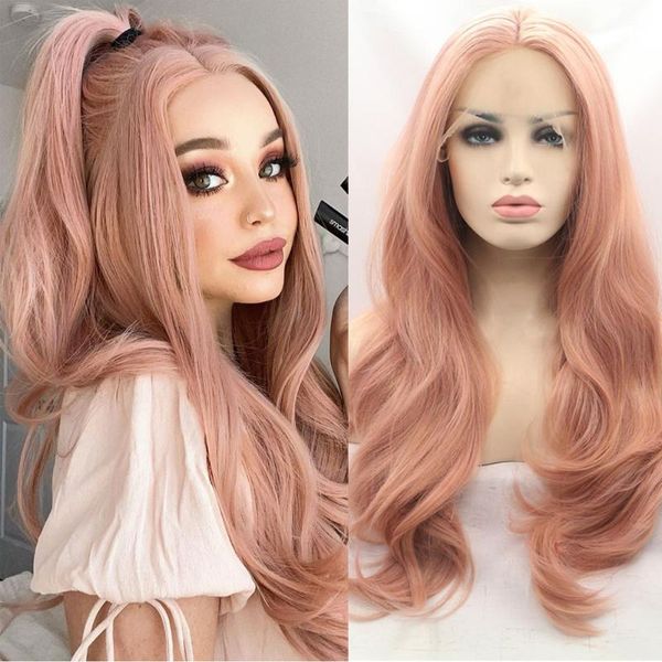 fanxiton natural wave heat resistant pink yellow green wigs for women synthetic lace front wig glueless lace cosplay wigs, Black
fanxiton natural wave heat resistant pink yellow green wigs for women synthetic lace front wig glueless lace cosplay wigs, Black