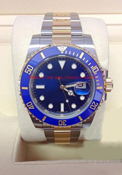 factory supplier wristwatches automatic 116613lb 40mm two tone blue ceramic bezel dial luminous mens men's watch watches, Slivery;brown
factory supplier wristwatches automatic 116613lb 40mm two tone blue ceramic bezel dial luminous mens men's watch watches, Slivery;brown