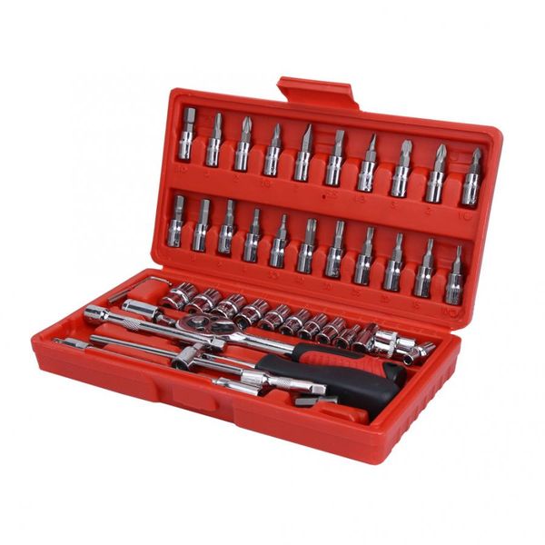 46 pcs chrome plated 45# steel screwdriver socket wrench set for vehicle repairing high quality
46 pcs chrome plated 45# steel screwdriver socket wrench set for vehicle repairing high quality