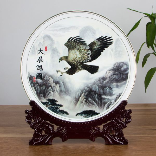 chinese bone china ceramic decoration animal panda plate wood base porcelain plate set
chinese bone china ceramic decoration animal panda plate wood base porcelain plate set