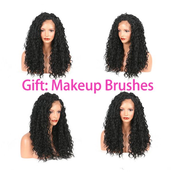 deep wave lace front wigs for women synthetic wigs deep curly lace frontal wigs ing, Black
deep wave lace front wigs for women synthetic wigs deep curly lace frontal wigs ing, Black