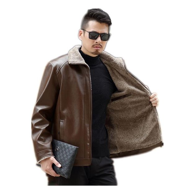 brand new мужская кожаная куртка pu пальто мужская брендовая одежда тепловая верхняя одежда зимний мех мужской флис кожаные пуховики szie 52, Black;brown
brand new мужская кожаная куртка pu пальто мужская брендовая одежда тепловая верхняя одежда зимний мех мужской флис кожаные пуховики szie 52, Black;brown