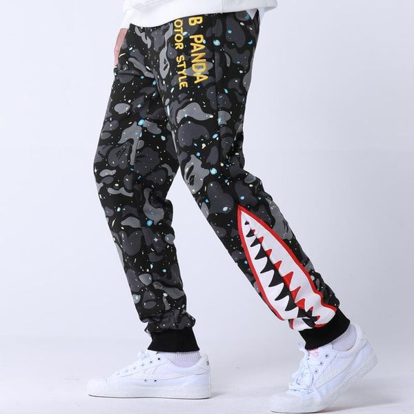 mens sweatpants joggers jogging track sweat pants mens sport pants autumn shark print trousers camouflage feet trousers tide, Black
mens sweatpants joggers jogging track sweat pants mens sport pants autumn shark print trousers camouflage feet trousers tide, Black