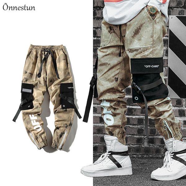 onnestun camouflage cargo pants men hip hop print militar joggers zip streetwear men trousers tactical pants, Black
onnestun camouflage cargo pants men hip hop print militar joggers zip streetwear men trousers tactical pants, Black