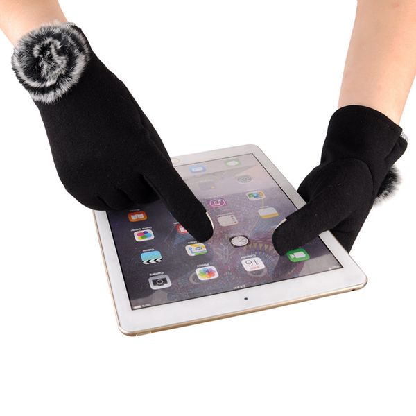 elegant womens gloves screen winter warm bow soft wrist gloves mittens cashmere full finger guantes mujer 2019 fashion glove, Blue;gray
elegant womens gloves screen winter warm bow soft wrist gloves mittens cashmere full finger guantes mujer 2019 fashion glove, Blue;gray