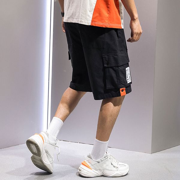 men's overalls shorts men's sport pure color button casual loose sweatpants drawstring short pants salopette homme, White;black
men's overalls shorts men's sport pure color button casual loose sweatpants drawstring short pants salopette homme, White;black