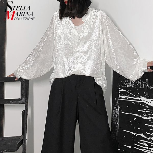 new korean style 2019 women shiny white long sleeve blouse shirt ladies stylish plus size feminine shirt chemise femme b1207b-07
new korean style 2019 women shiny white long sleeve blouse shirt ladies stylish plus size feminine shirt chemise femme b1207b-07