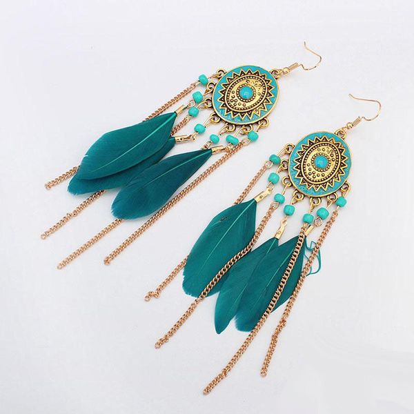 long gold chain feather long gold chain feather tassel eardangle chandelier designer jewelry women earrings designer earings fashion jewelry, Silver
long gold chain feather long gold chain feather tassel eardangle chandelier designer jewelry women earrings designer earings fashion jewelry, Silver