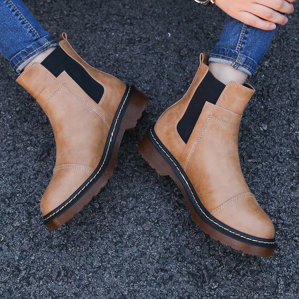 women boots 2019 autumn winter boots female shoes brand ladies ankle heels shoes woman suede leather, Black
women boots 2019 autumn winter boots female shoes brand ladies ankle heels shoes woman suede leather, Black