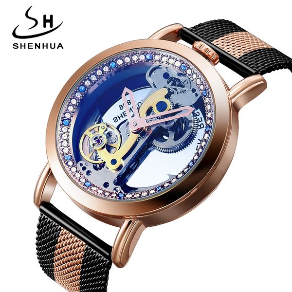 creative automatic mechanical watch watches transparent diamonds men luxury skeleton self winding steel mesh clocks, Slivery;brown
creative automatic mechanical watch watches transparent diamonds men luxury skeleton self winding steel mesh clocks, Slivery;brown