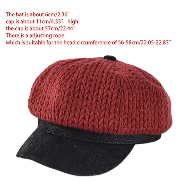 japanese womens winter crotch knit patchwork baseball cap contrast color classic painter octagonal beanie beret hat with visor, Blue;gray
japanese womens winter crotch knit patchwork baseball cap contrast color classic painter octagonal beanie beret hat with visor, Blue;gray