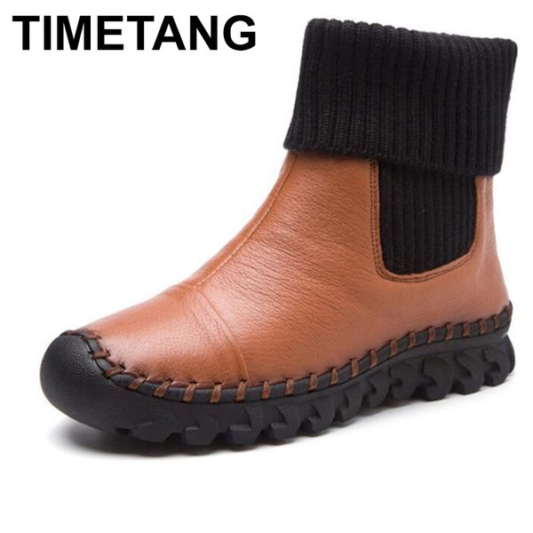 timetang women fashion vintage handmade genuine leather shoes female spring autumn platform boots woman knitted casual, Black
timetang women fashion vintage handmade genuine leather shoes female spring autumn platform boots woman knitted casual, Black