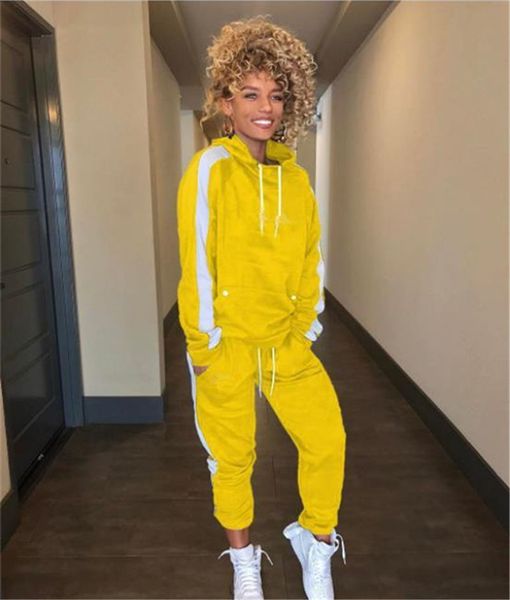womens 2pcs designer suits trendy style brand letter print women solid color tracksuits long sleeved hooded pullover pants sports sets, Gray
womens 2pcs designer suits trendy style brand letter print women solid color tracksuits long sleeved hooded pullover pants sports sets, Gray