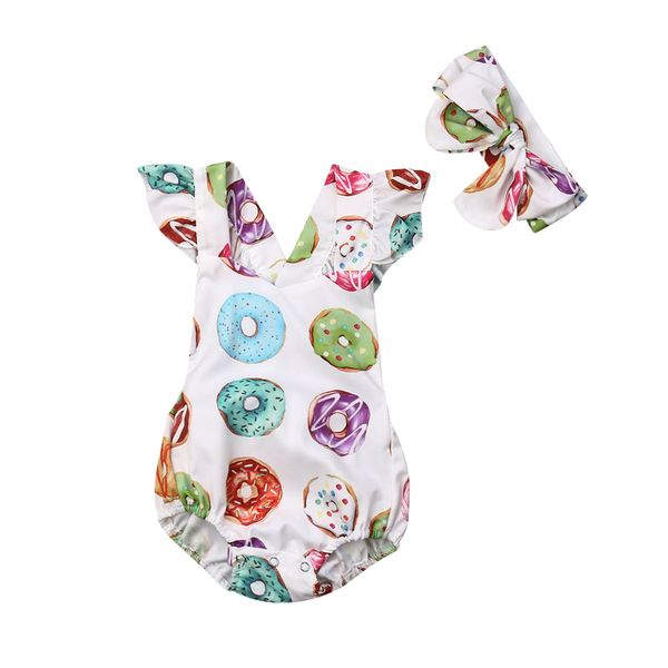 summer newborn baby girl clothes fly sleeve donuts print backless bodysuits headband 2pcs summer outfits
summer newborn baby girl clothes fly sleeve donuts print backless bodysuits headband 2pcs summer outfits