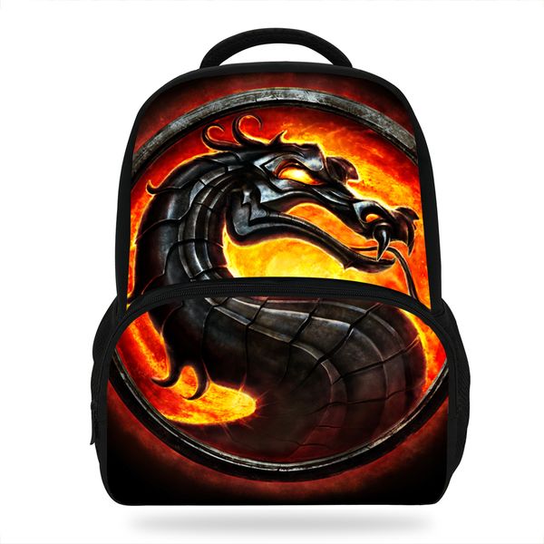14inch kids character backpacks for school teenagers girls mortal kombat bag for books boys children
14inch kids character backpacks for school teenagers girls mortal kombat bag for books boys children