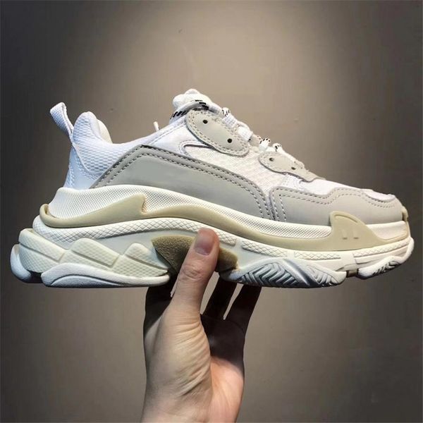 

Горячие Продажи W87Balenciaga Triple S Speed ​​Trainer SUEDE БЕЛЫЙ СЕРЫЙ Обувь Аутентичные Кроссов