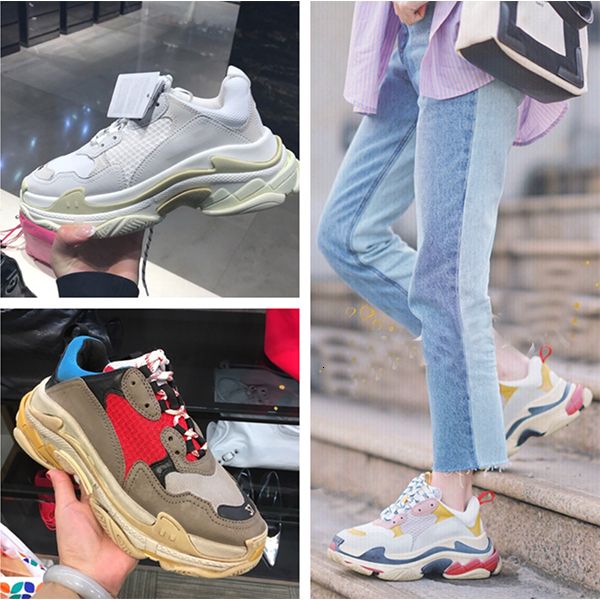 2019 fashion designer paris 17fw triple s sneakers for men women black red white green pink casual dad shoes tennis luxury increasing shoe
2019 fashion designer paris 17fw triple s sneakers for men women black red white green pink casual dad shoes tennis luxury increasing shoe