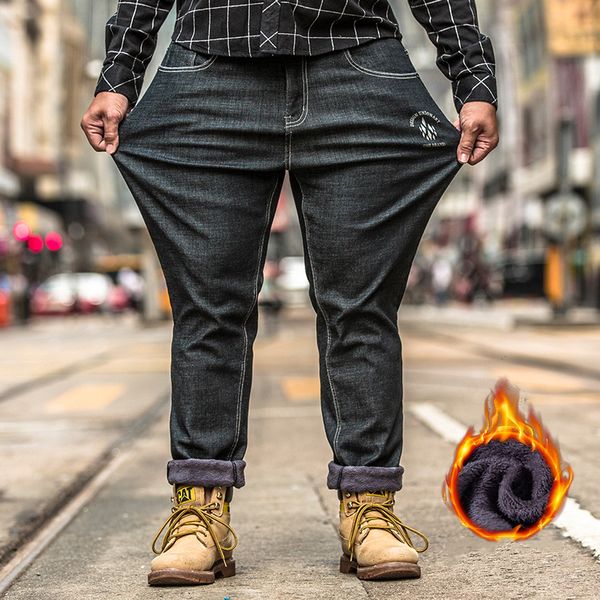 2019 men's black jeans brand large size 30-48 straight pantalon homme jean fashion casual denim pants plus velvet long trouser, Blue
2019 men's black jeans brand large size 30-48 straight pantalon homme jean fashion casual denim pants plus velvet long trouser, Blue