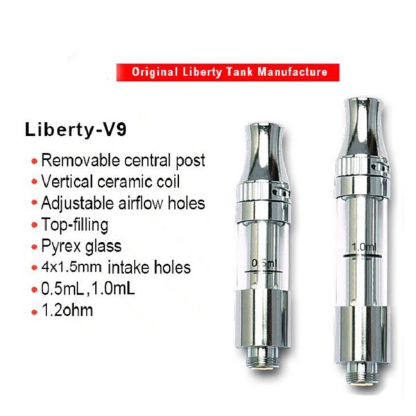 Оригинал Amigo Liberty V9 Tank керамические Катушки Картриджи Pyrex Glass Атомайзеры 510 Регулируемые отверстия Airflow Электронные сигареты Атомайзеры
Оригинал Amigo Liberty V9 Tank керамические Катушки Картриджи Pyrex Glass Атомайзеры 510 Регулируемые отверстия Airflow Электронные сигареты Атомайзеры