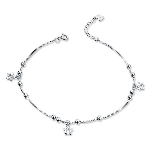 anklet for women 925 sterling silver box chain bohemian beads star charms foot jewelry summer beach anklet leg chain 2.6g, Red;blue
anklet for women 925 sterling silver box chain bohemian beads star charms foot jewelry summer beach anklet leg chain 2.6g, Red;blue