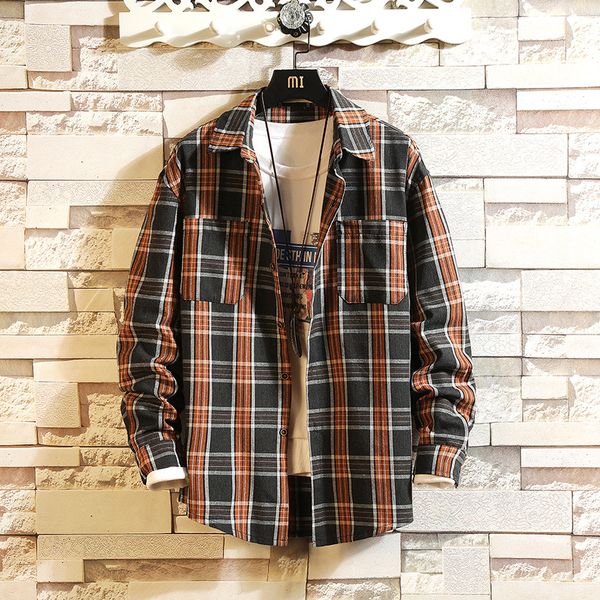 plaid janpan style nice spring long sleeve shirt men casual plus asian size -5xl, White;black
plaid janpan style nice spring long sleeve shirt men casual plus asian size -5xl, White;black
