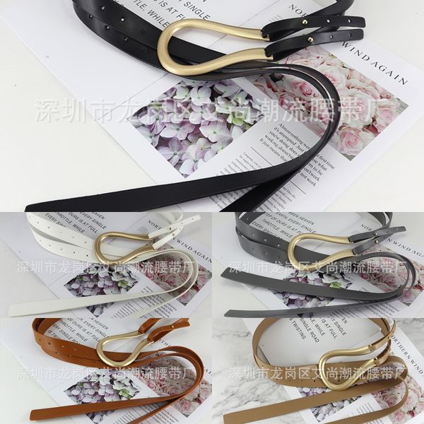 fashionable large metal horseshoe buckle belt ladies fashion big metal black horseshoe tie large u-shaped decorative waist seal black, Black;brown
fashionable large metal horseshoe buckle belt ladies fashion big metal black horseshoe tie large u-shaped decorative waist seal black, Black;brown